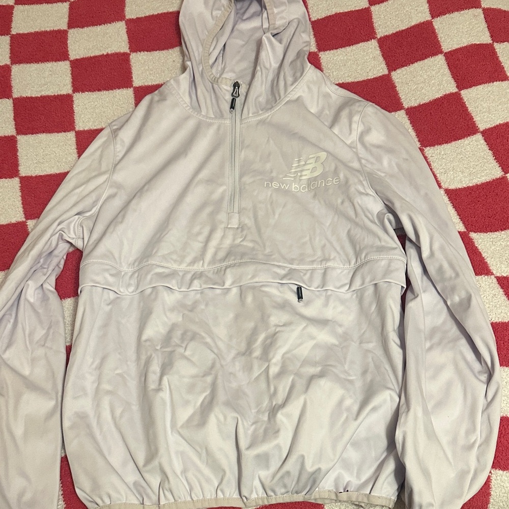 New Balance Lavender Half-Zip Hoodie